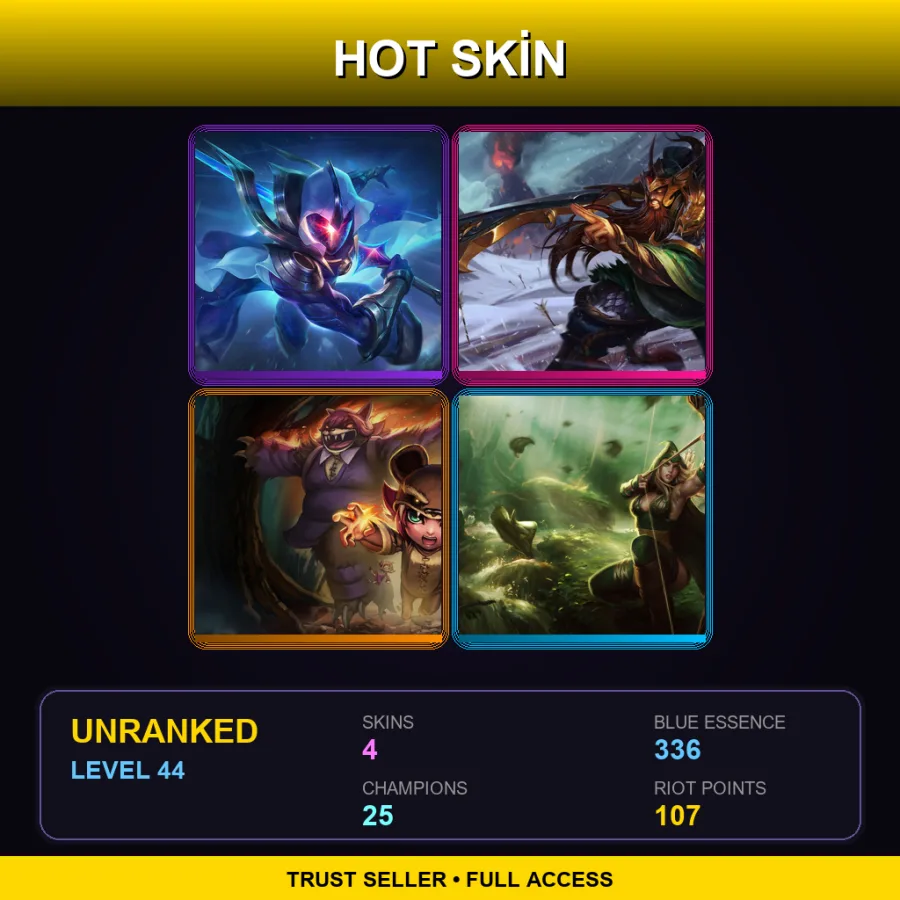 LAS | Lv44 | Unranked | 4 Skin | 25 Champ — Reverse Annie