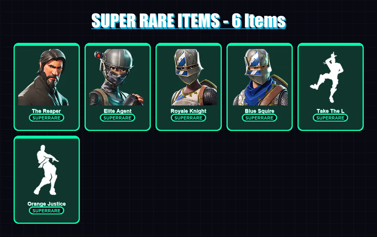 [PC/XBOX/PSN] | The Reaper | Elite Agent | Royale Knight | Blue Squire | Carbide | 14 skin | 9 pickaxe | 16 emote | 15 glider | Lv215 — Fortnite account