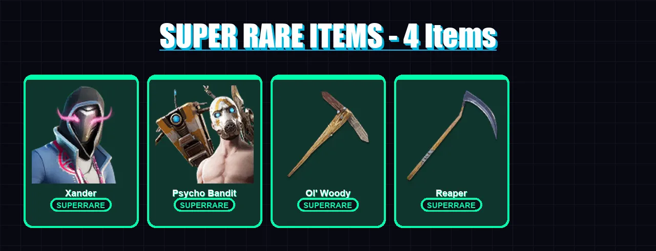 [PC/PSN] | Xander | Psycho Bandit | Nezumi | The Ageless | Inferno | 137 skin | 178 pickaxe | 108 emote | 97 glider | Lv1922