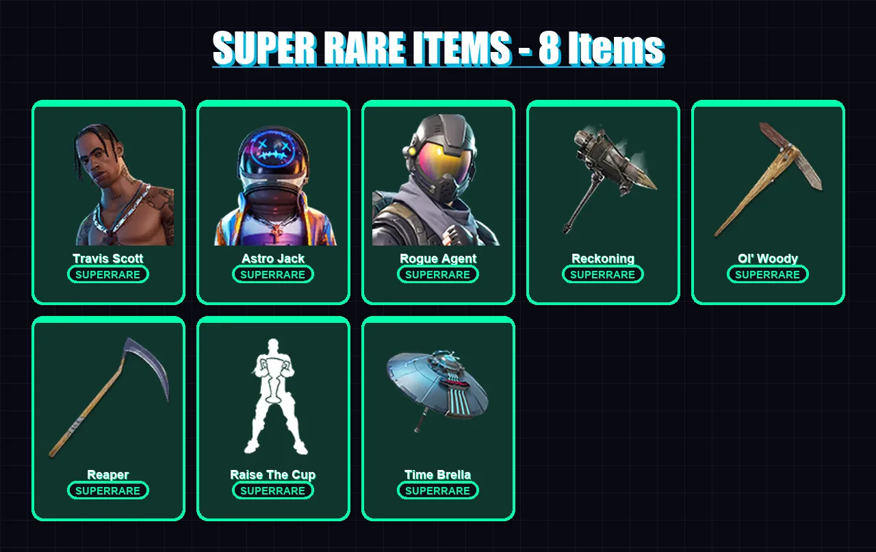 [PC/PSN] | Travis Scott | Astro Jack | Rogue Agent | Deadpool | Gear Specialist Maya | 105 skin | 115 pickaxe | 85 emote | 102 glider | Lv1129 — Fortnite account