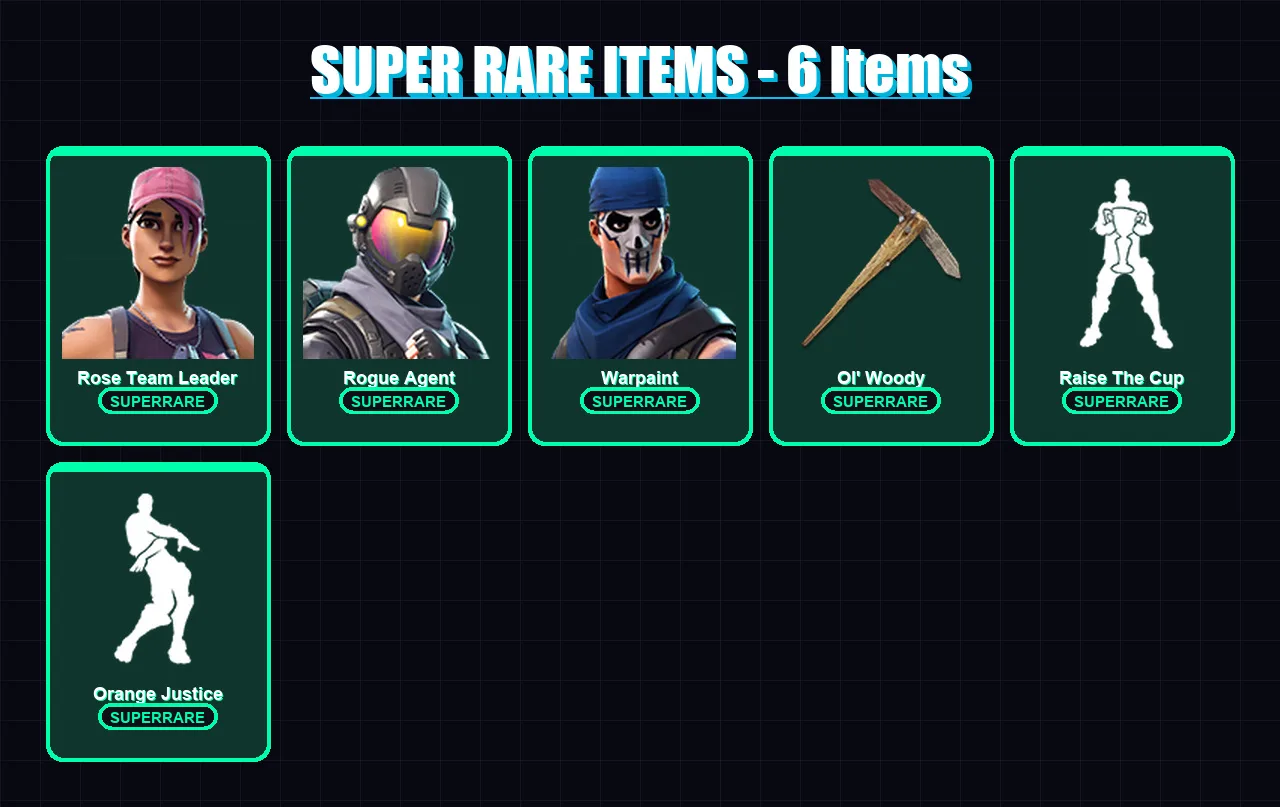 [PC/XBOX/PSN] | Rose Team Leader | Rogue Agent | Warpaint | Midas | Gear Specialist Maya | 31 skin | 34 pickaxe | 26 emote | 34 glider | Lv392