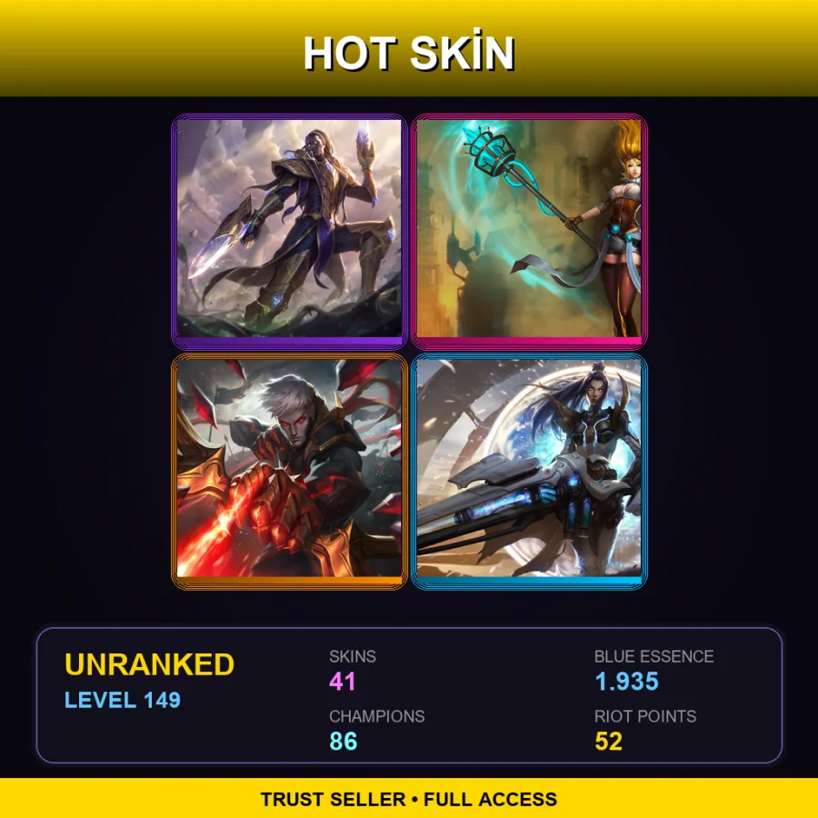 LAN | Lv149 | Unranked | 41 Skin | 86 Champ — Piltover Customs Heimerdinger