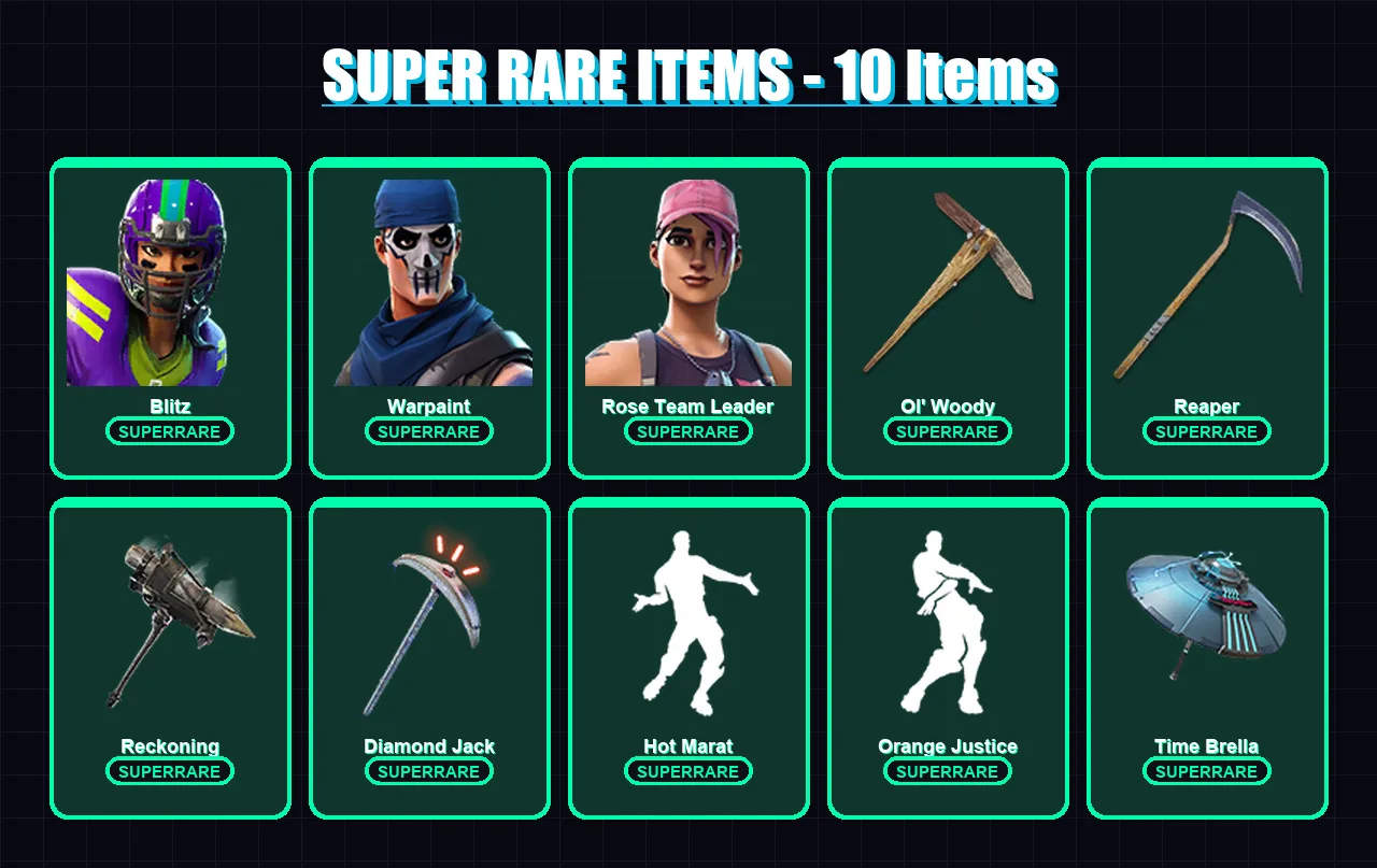 [PC/XBOX/PSN] | Blitz | Warpaint | Rose Team Leader | Midas | Gear Specialist Maya | 80 skin | 98 pickaxe | 77 emote | 96 glider | Lv1227