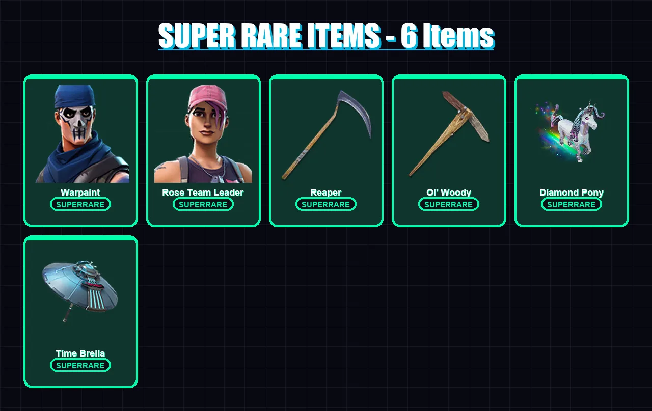 [PC/XBOX/PSN] | Warpaint | Rose Team Leader | Frozen Red Knight | 408 skin | Lv4442 — Fortnite account