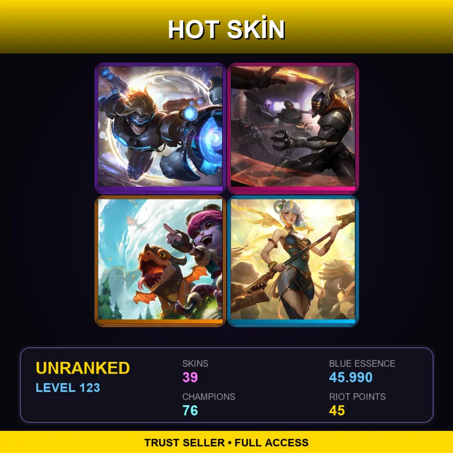 LAS | Lv123 | Unranked | 39 Skin | 76 Champ — Battle Wolf Sylas