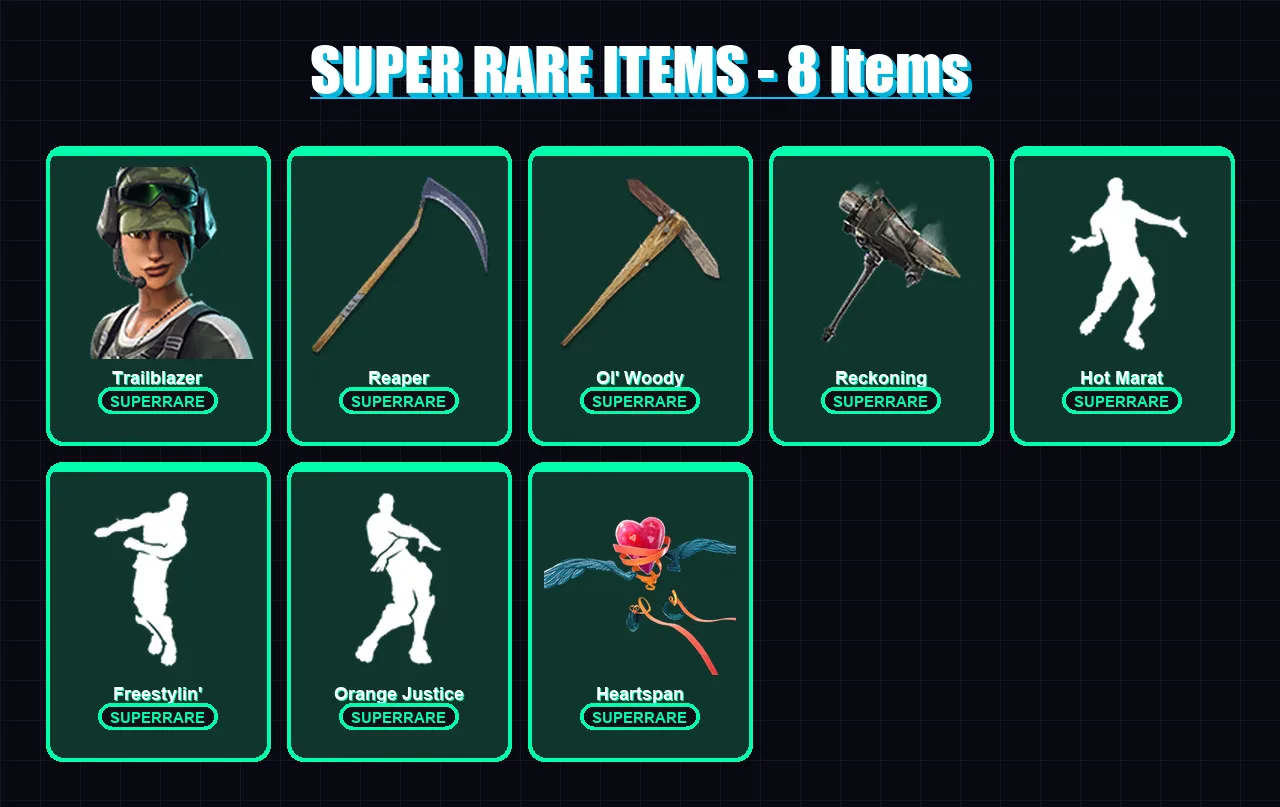 [PC/XBOX/PSN] | Trailblazer | Lynx | Catalyst | Vendetta | Ultima Knight | 104 skin | 124 pickaxe | 113 emote | 110 glider | Lv2259