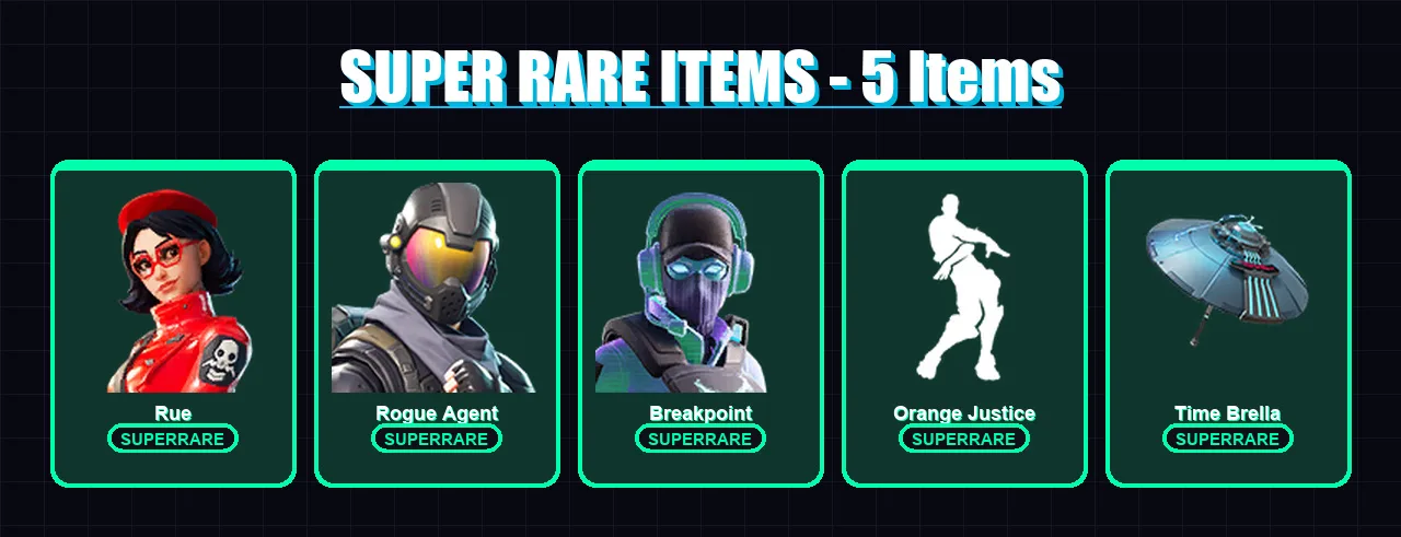 [PC/XBOX/PSN] | Rue | Rogue Agent | Breakpoint | Lynx | The Foundation | 114 skin | 154 pickaxe | 160 emote | 146 glider | Lv2603