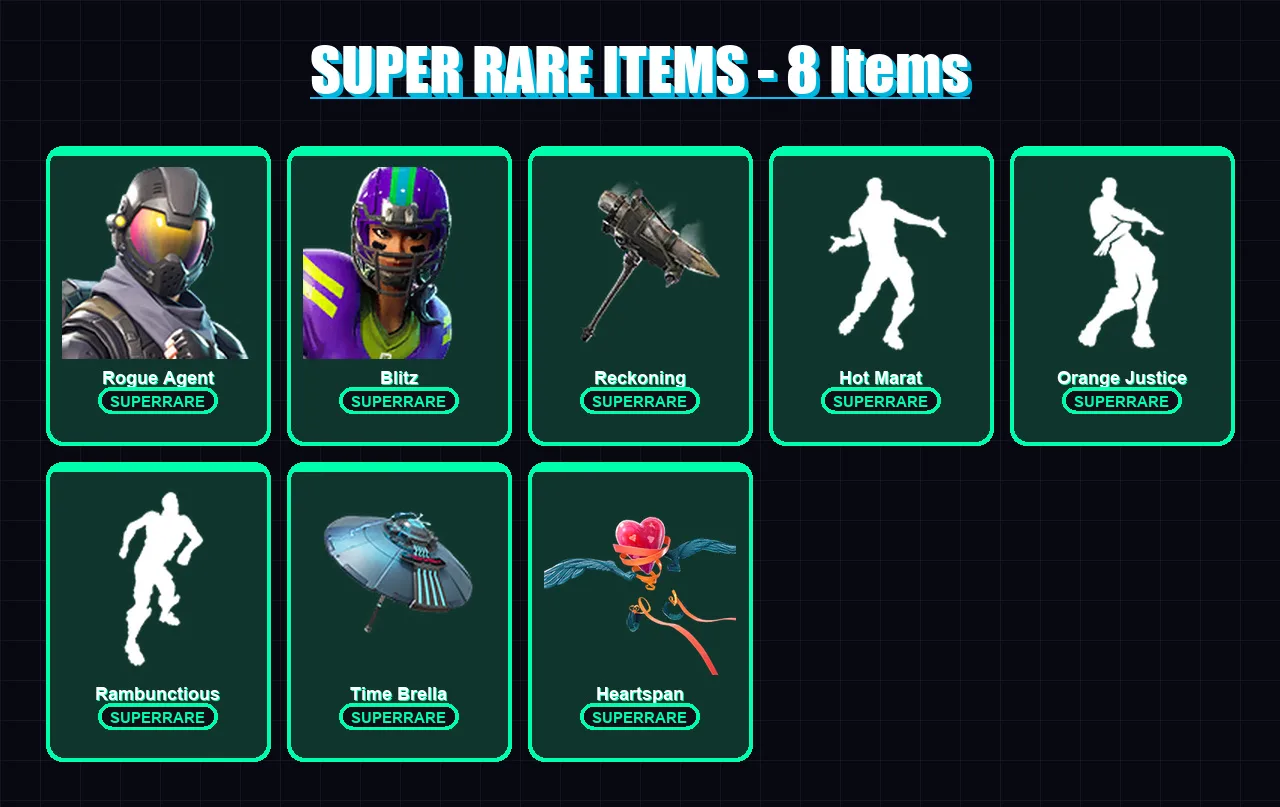 [PC/PSN] | Rogue Agent | Aerial Assault Trooper (OG) | Blitz | Hybrid | Red Knight | 76 skin | 42 pickaxe | 76 emote | 52 glider | Lv689