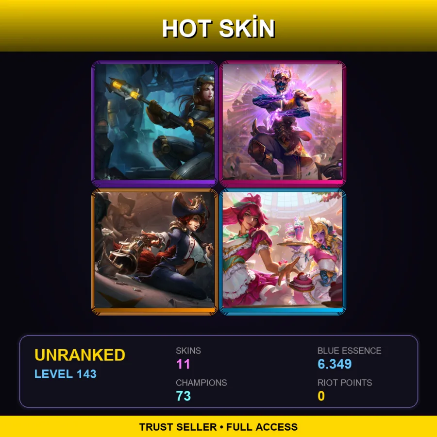 EUW | Lv143 | Unranked | 11 Skin | 73 Champ — Re Gifted Amumu