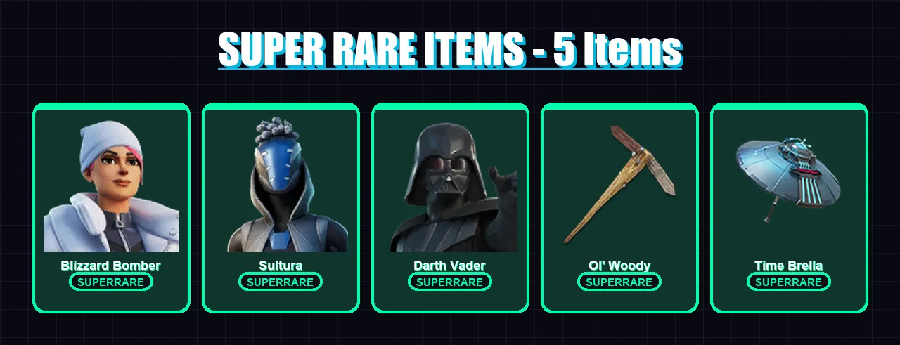 [PS4/PS5/XBOX/PC] | Blizzard Bomber | Sultura | Darth Vader | Nezumi | Wild Card | 158 skin | 228 pickaxe | 141 emote | 162 glider | Lv2592