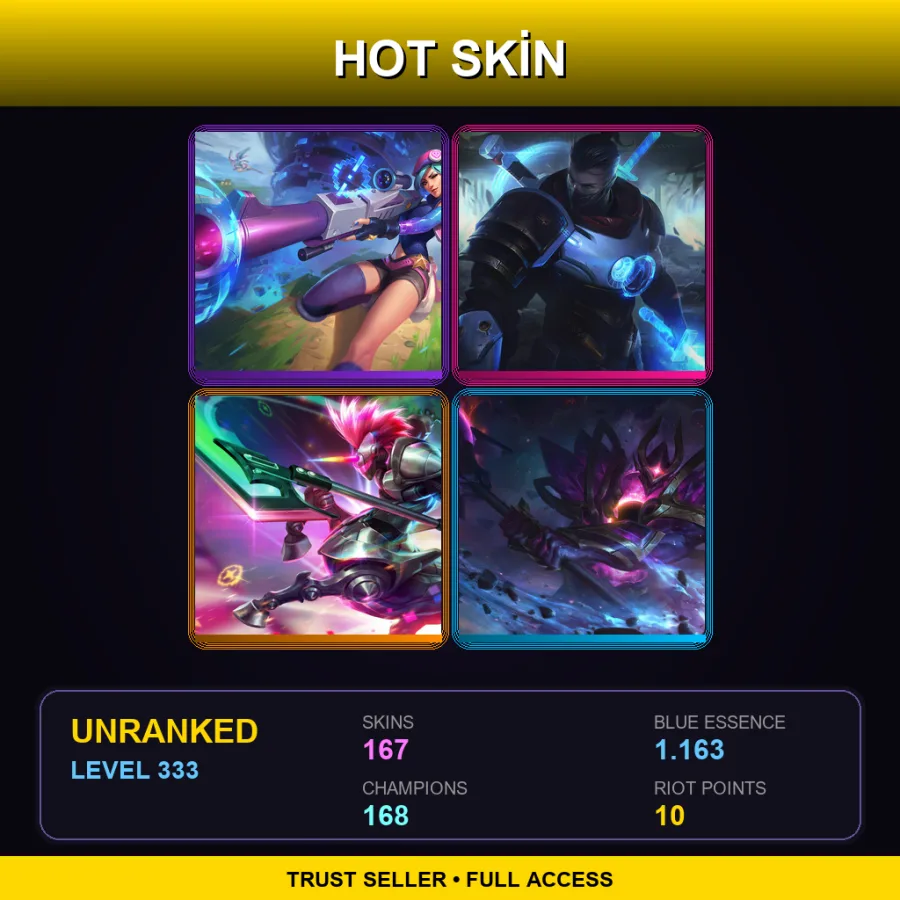 LAN | Lv333 | Unranked | 167 Skin | 168 Champ — Shurima Desert Zilean