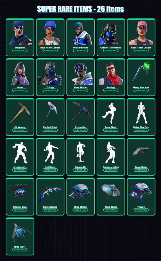[PS4/PS5/PC] | Warpaint | Blue Team Leader | Point Patroller | 109 skin | Lv1653