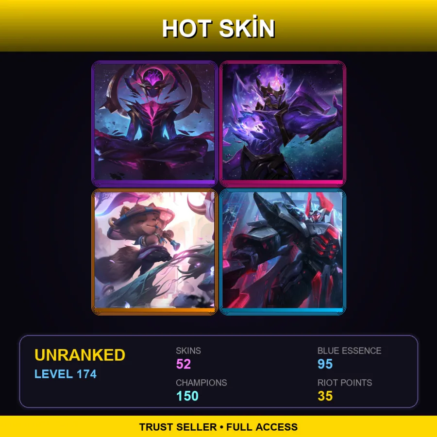 EUW | Lv174 | Unranked | 52 Skin | 150 Champ — Sakura Karma