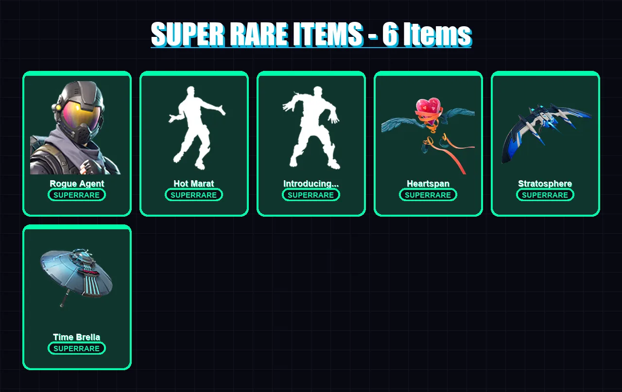 [PS4/PS5/XBOX/PC] | Rogue Agent | Blackheart | Ruin | Lynx | Rox | 41 skin | 56 pickaxe | 52 emote | 56 glider | Lv678