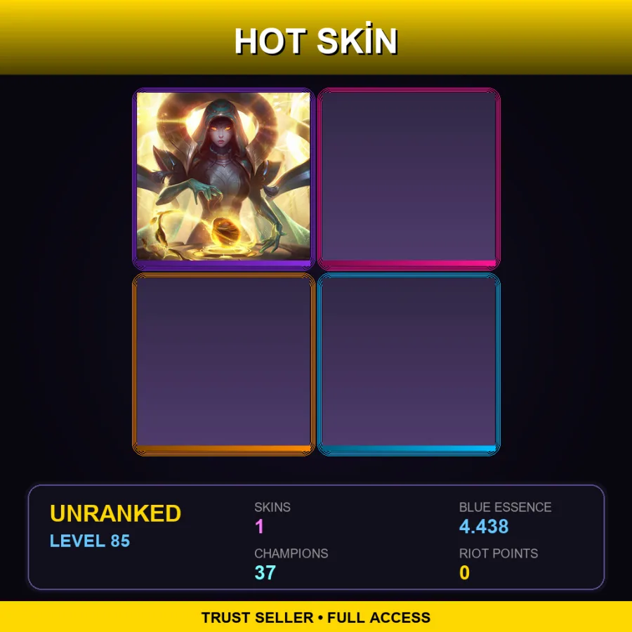 EUNE | Lv85 | Unranked | 1 Skin | 37 Champ — Odyssey Sona