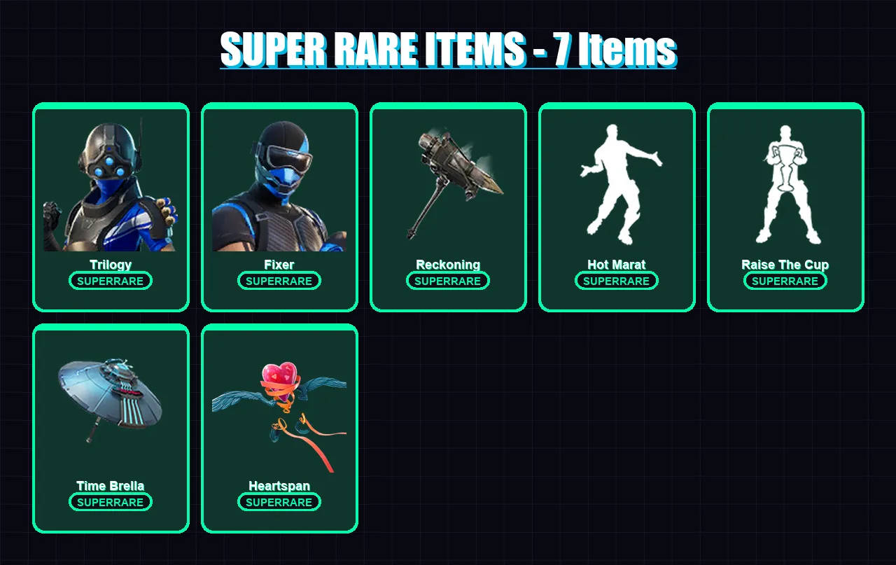 [PS4/PS5/XBOX/PC] | Trilogy | Fixer | Sentinel | Zenith | Lynx | 70 skin | 52 pickaxe | 71 emote | 55 glider | Lv743
