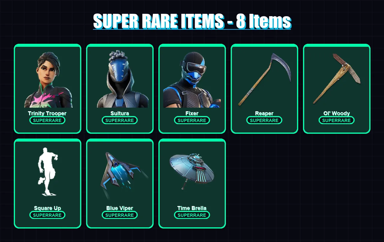 [PC/XBOX/PSN] | Lara Croft | Kor | Midas | Trinity Trooper | Sultura | 205 skin | 284 pickaxe | 191 emote | 194 glider | Lv4268