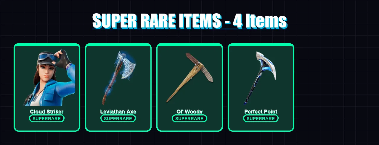 [PS4/PS5/XBOX/PC] | Cloud Striker | Paradigm (Reality-659) | Mandalorian | Snap | Galaxia | 29 skin | 22 pickaxe | 16 emote | 18 glider | Lv201