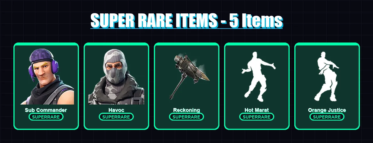 [PC/XBOX/PSN] | Sub Commander | Havoc | Enforcer | Omega | Sentinel | 48 skin | 36 pickaxe | 56 emote | 46 glider | Lv470