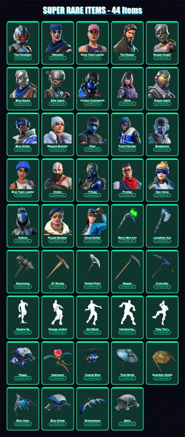 [PS4/PS5/PC] | Renegade Raider (OG) | The Paradigm | Warpaint | 311 skin | Lv3154