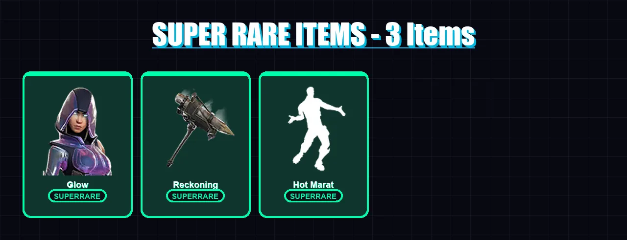 [PC/XBOX/PSN] | Glow | Vendetta | Calamity | Ultima Knight | Lynx | 76 skin | 83 pickaxe | 70 emote | 91 glider | Lv1041