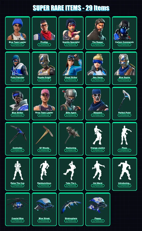 [PC/XBOX/PSN] | Blue Team Leader | Prodigy | Sparkle Specialist | 244 skin | Lv2786