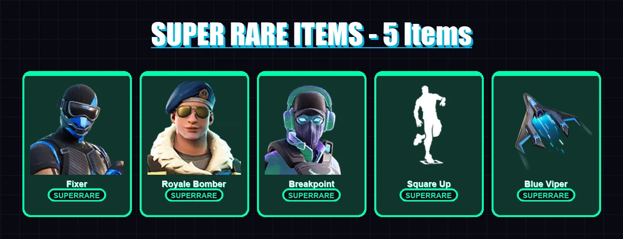 [PC/XBOX/PSN] | Fixer | Royale Bomber | Breakpoint | Ronin | The Foundation | 98 skin | 104 pickaxe | 96 emote | 69 glider | Lv1476
