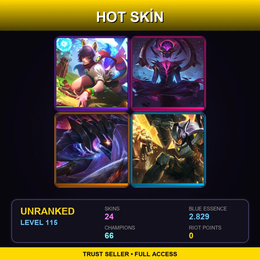 TR | Lv115 | Unranked | 24 Skin | 66 Champ — Frostblade Irelia