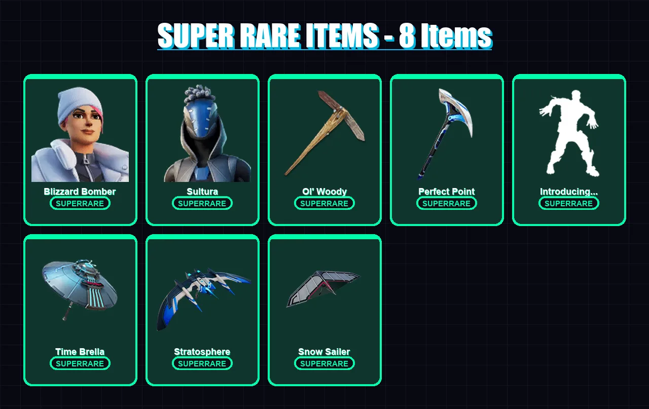 [PS4/PS5/XBOX/PC] | Blizzard Bomber | Sultura | Era | P.A.N.D.A Team Leader | Ronin | 149 skin | 189 pickaxe | 167 emote | 132 glider | Lv2213 — Fortnite account