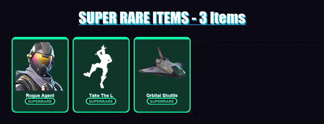[PC/PSN] | Rogue Agent | Rex | Drift | Dark Voyager | Raven | 12 skin | 5 pickaxe | 6 emote | 9 glider | Lv112