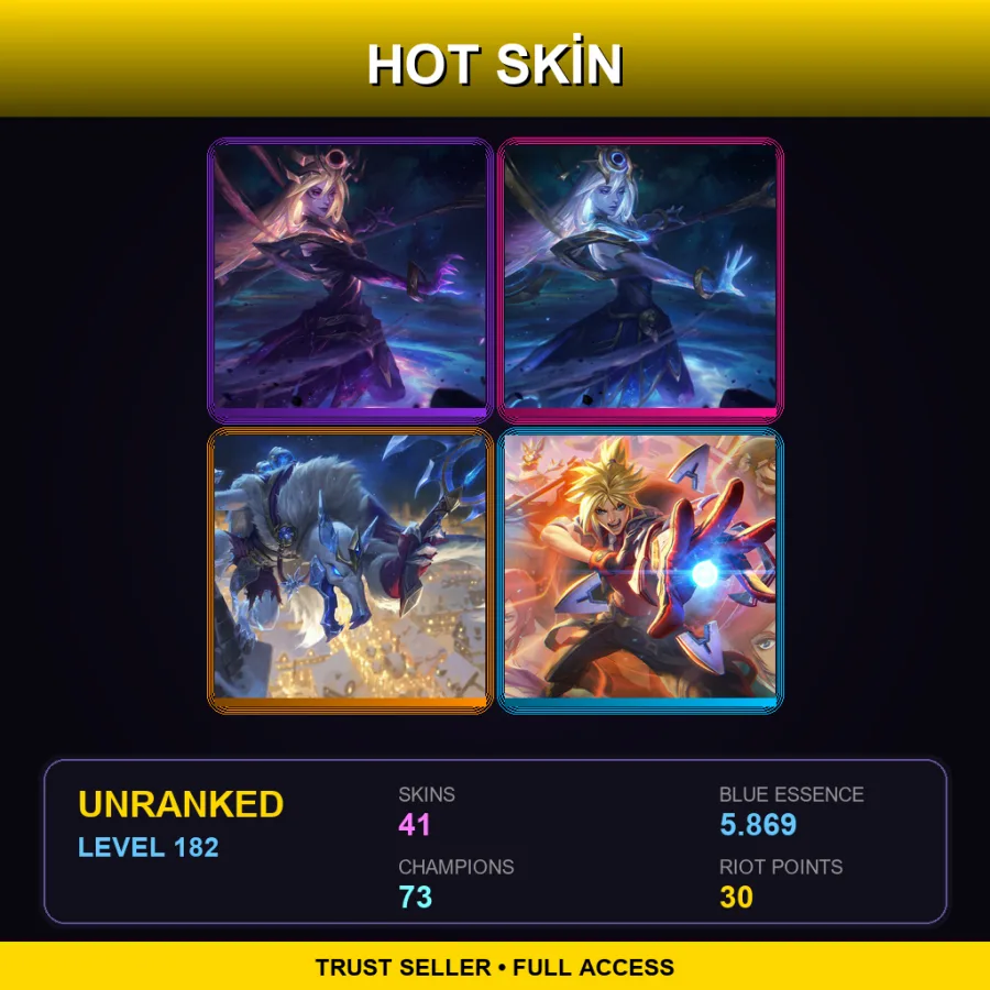 BR | Lv182 | Unranked | 41 Skin | 73 Champ