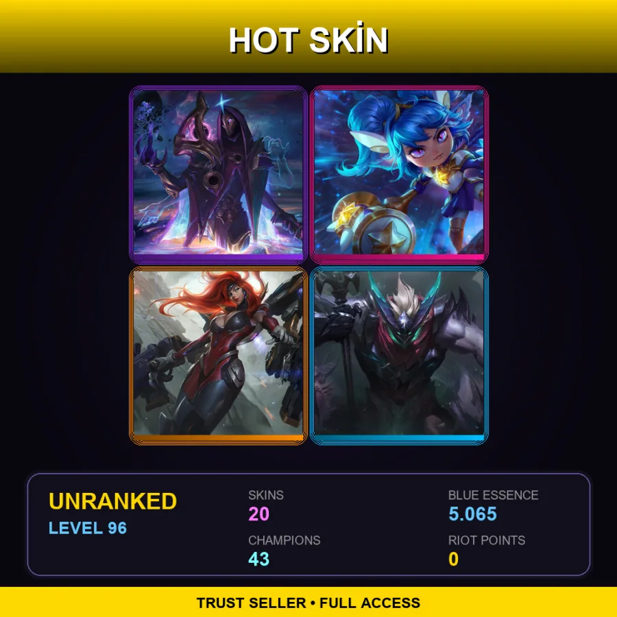 EUW | Lv96 | Unranked | 20 Skin | 43 Champ — Renektoy