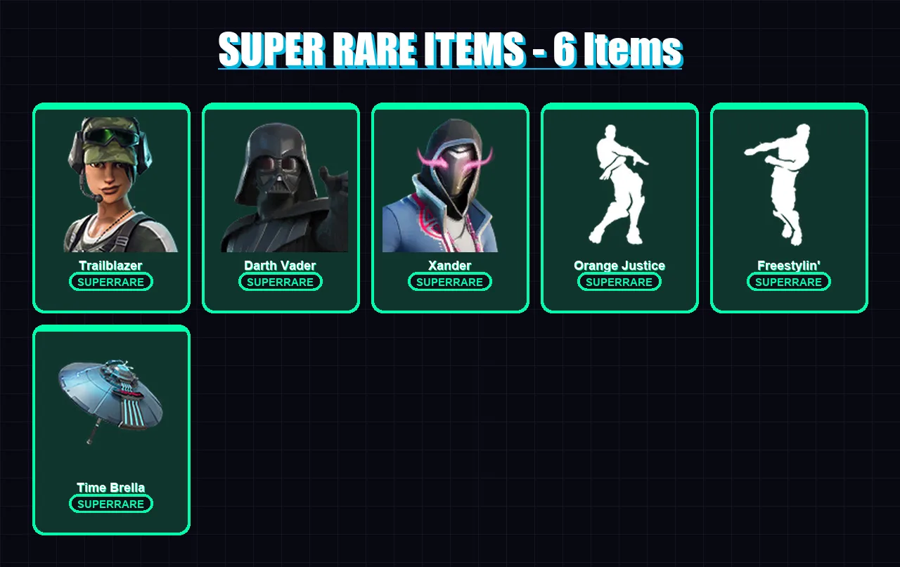 [PS4/PS5/PC] | Trailblazer | Darth Vader | Xander | Valeria | Zeus | 90 skin | 90 pickaxe | 69 emote | 71 glider | Lv972