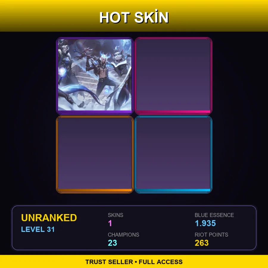 EUNE | Lv31 | Unranked | 1 Skin | 23 Champ