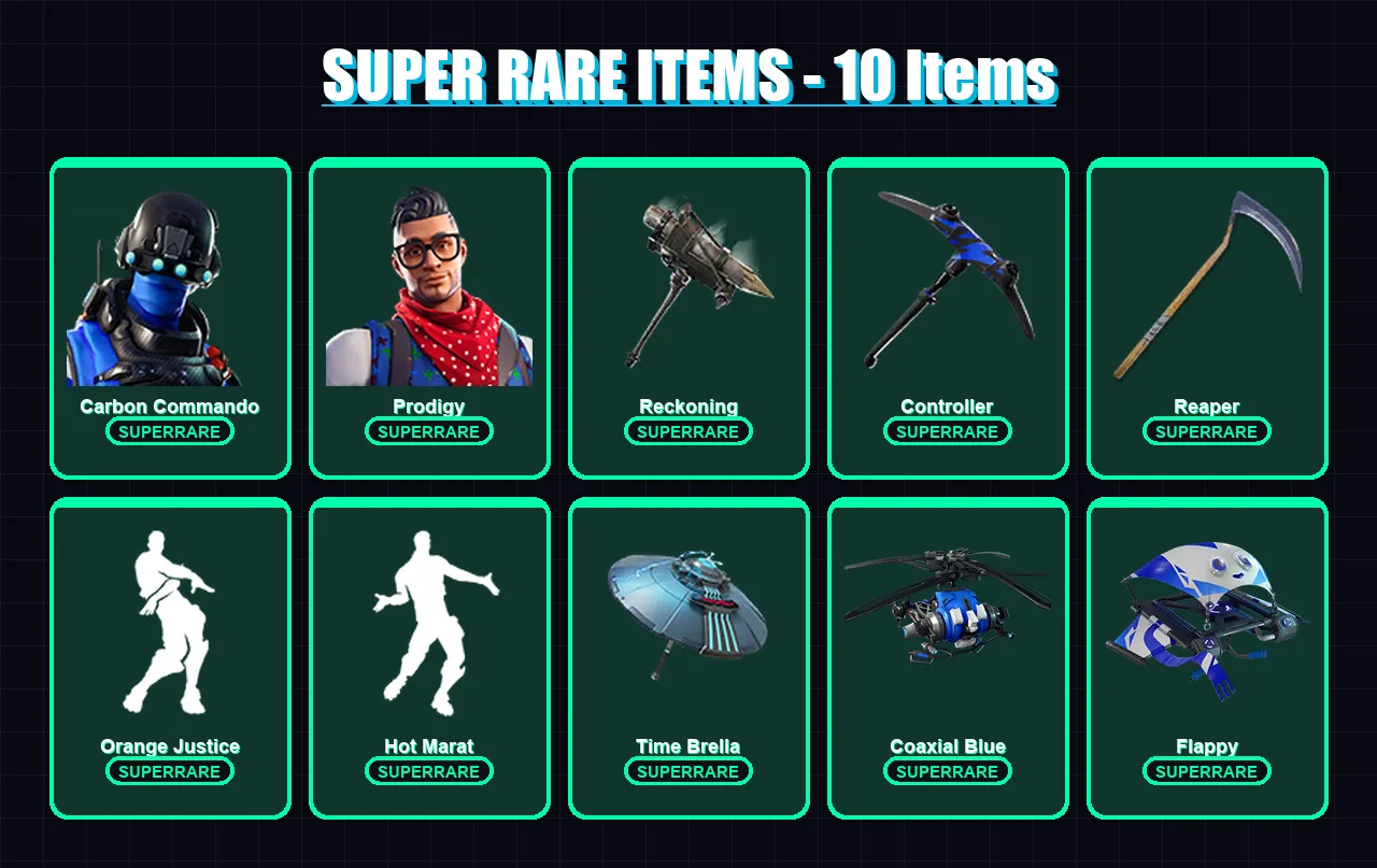 [PC/XBOX/PSN] | Carbon Commando | Prodigy | Lynx | Hybrid | The Ice King | 146 skin | 180 pickaxe | 144 emote | 134 glider | Lv2068 — Fortnite account