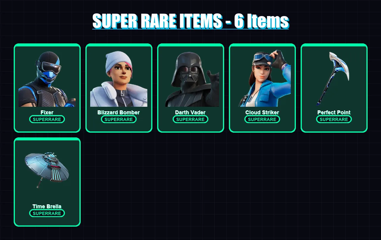 [PS4/PS5/PC] | Fixer | Blizzard Bomber | Darth Vader | Cloud Striker | Snap | 221 skin | 270 pickaxe | 223 emote | 221 glider | Lv2855