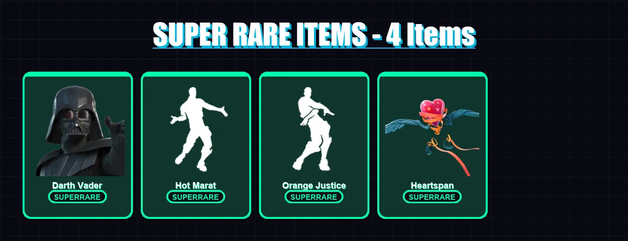 [PC] | Darth Vader | The Cube Queen | Luxe | Spire Assassin | Singularity | 253 skin | 285 pickaxe | 218 emote | 229 glider | Lv3343