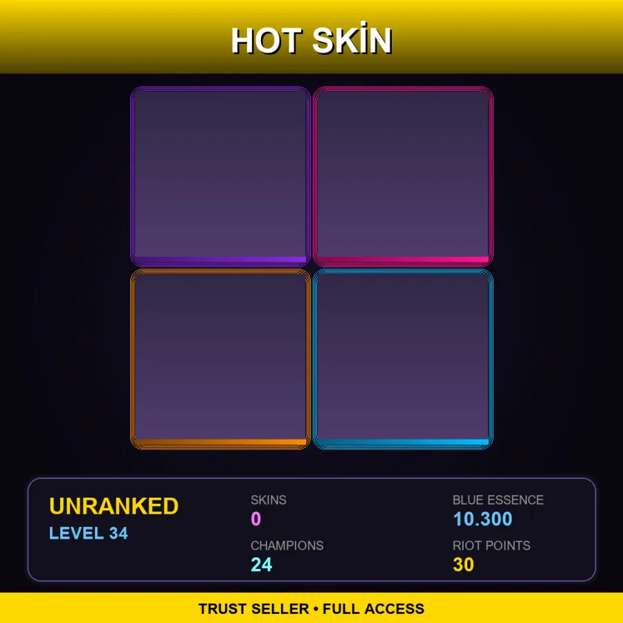 NA | Lv34 | Unranked | 0 Skin | 24 Champ