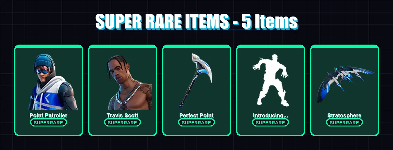 [PC/XBOX] | Point Patroller | Travis Scott | Gear Specialist Maya | Kymera | Fusion | 83 skin | 94 pickaxe | 69 emote | 80 glider | Lv968