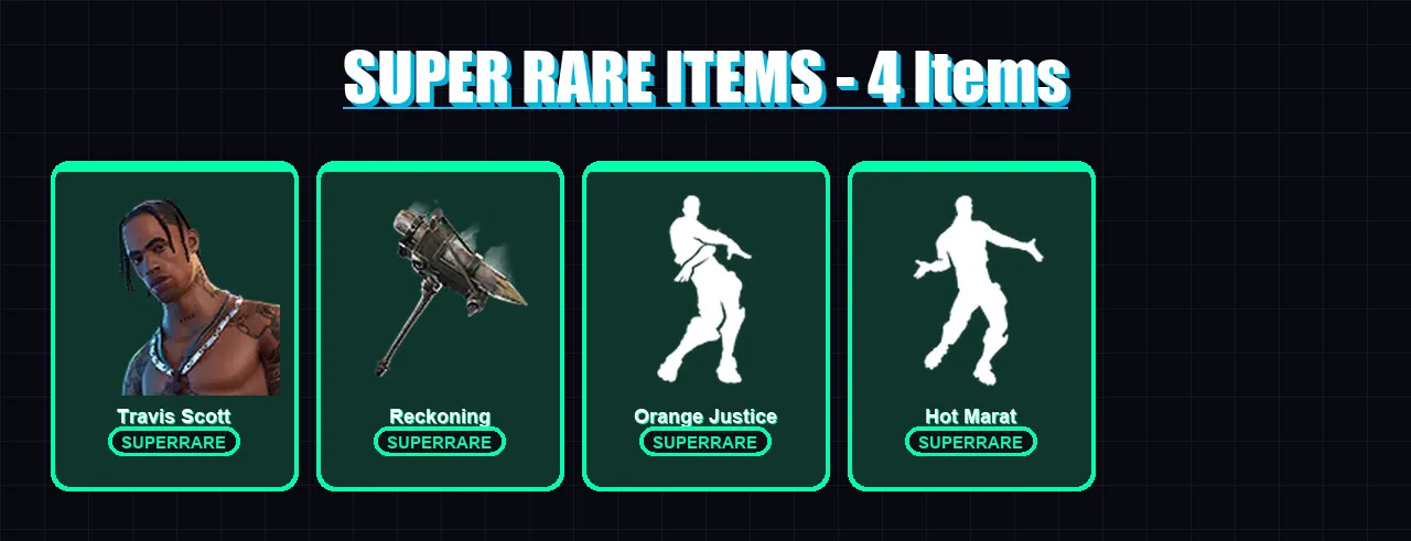 [PC/PSN] | Travis Scott | Deadpool | Lynx | The Prisoner | The Ice King | 70 skin | 76 pickaxe | 90 emote | 76 glider | Lv1155