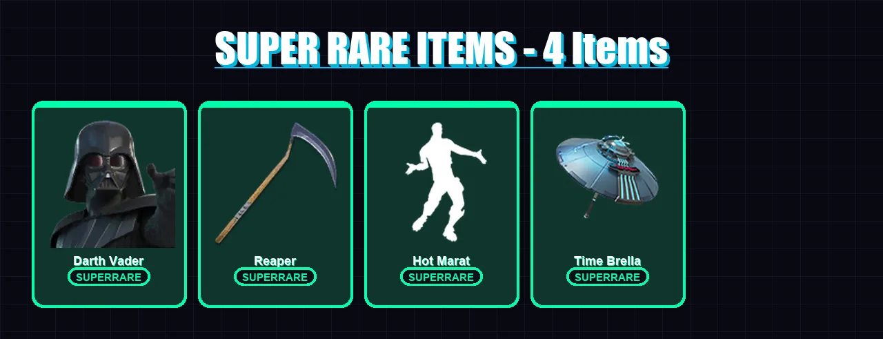 [PC/PSN] | Darth Vader | Era | Valeria | Peter Griffin | Malik | 80 skin | 96 pickaxe | 68 emote | 77 glider | Lv1336