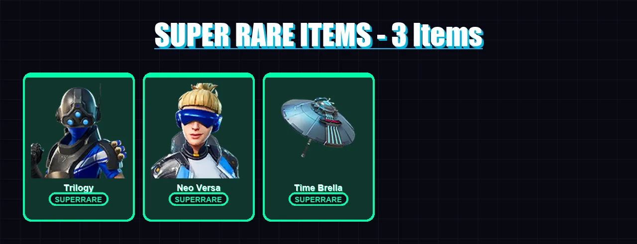 [SWITCH/XBOX/PC] | Trilogy | Neo Versa | Omegarok | Fusion | Ronin | 68 skin | 93 pickaxe | 69 emote | 79 glider | Lv1203
