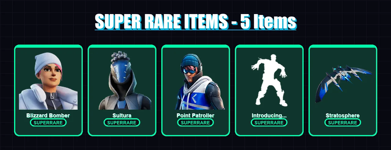 [PS4/PS5/XBOX/PC] | Blizzard Bomber | Sultura | Point Patroller | Raz | Eternal Knight | 47 skin | 47 pickaxe | 40 emote | 49 glider | Lv616 — Fortnite account