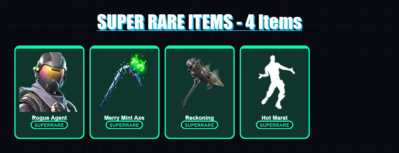 [PC/XBOX/PSN] | Rogue Agent | Rex | Deadpool | Hybrid | Dire | 127 skin | 82 pickaxe | 97 emote | 81 glider | Lv888