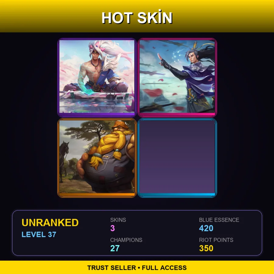 EUW | Lv37 | Unranked | 3 Skin | 27 Champ — Hillbilly Gragas