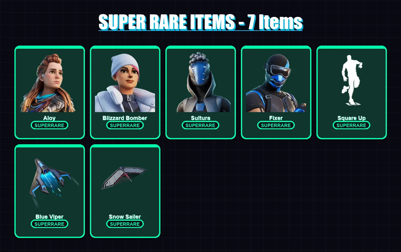 [PC/XBOX/PSN] | Lara Croft | Kor | Master Chief | Aloy | Blizzard Bomber | 83 skin | 97 pickaxe | 85 emote | 74 glider | Lv1130