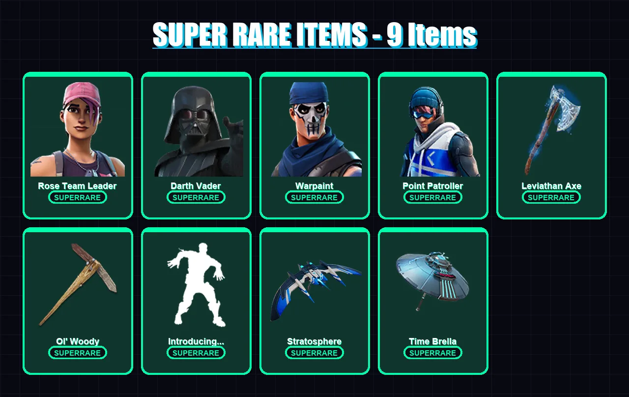 [PS4/PS5/XBOX/PC] | Rose Team Leader | Darth Vader | Warpaint | 220 skin | Lv3395