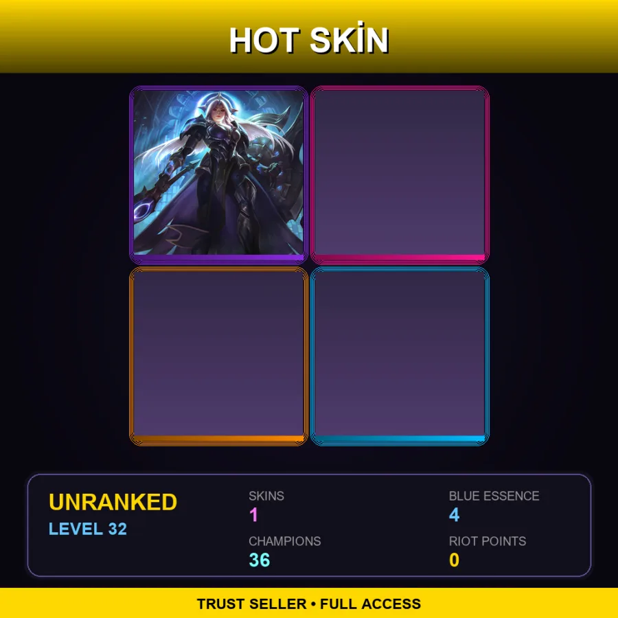 LAS | Lv32 | Unranked | 1 Skin | 36 Champ — Lunar Eclipse Leona