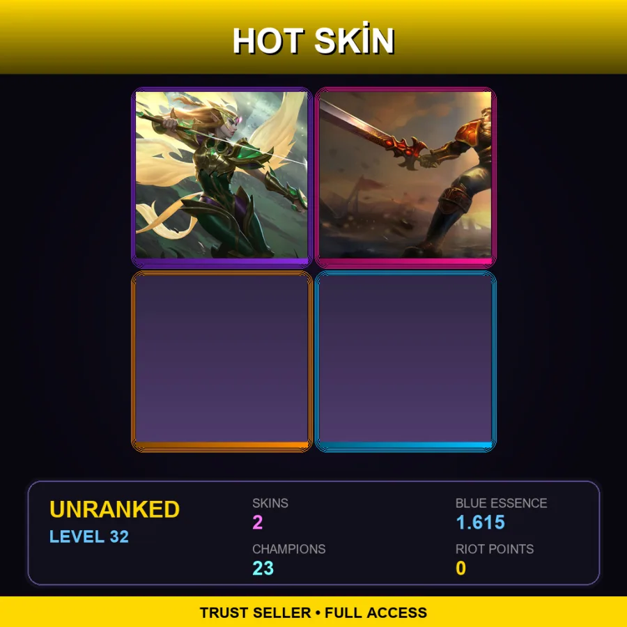 LAS | Lv32 | Unranked | 2 Skin | 23 Champ