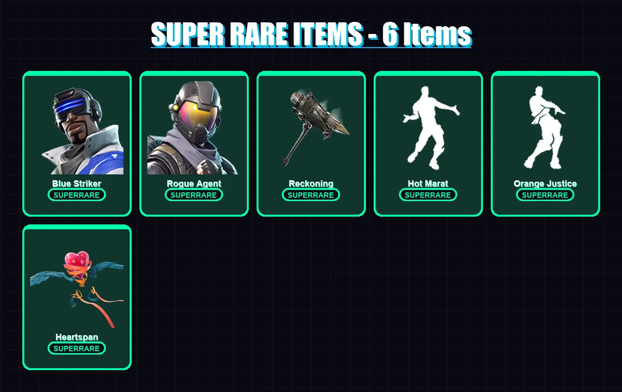 [PS4/PS5/XBOX/PC] | Blue Striker | Rogue Agent | Fade | Drift | Zenith | 157 skin | 145 pickaxe | 136 emote | 143 glider | Lv2119